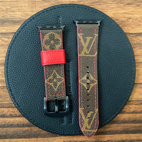 louis vuitton apple watch band red|Louis Vuitton samsung watch band.